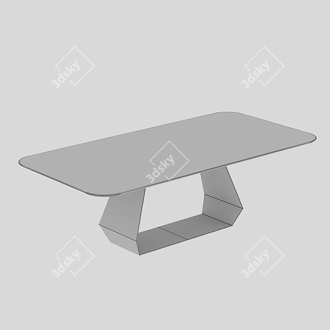 Marblee Designer Dining Table 3D model image 3