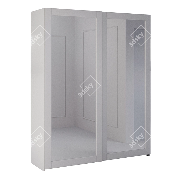 ADEL Wardrobe: Stylish and Spacious Solution 3D model image 4