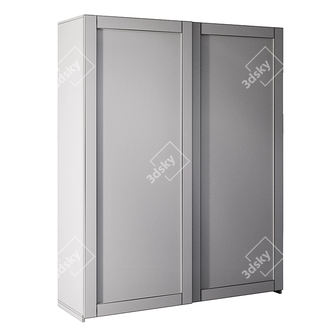 ADEL Wardrobe: Stylish and Spacious Solution 3D model image 5