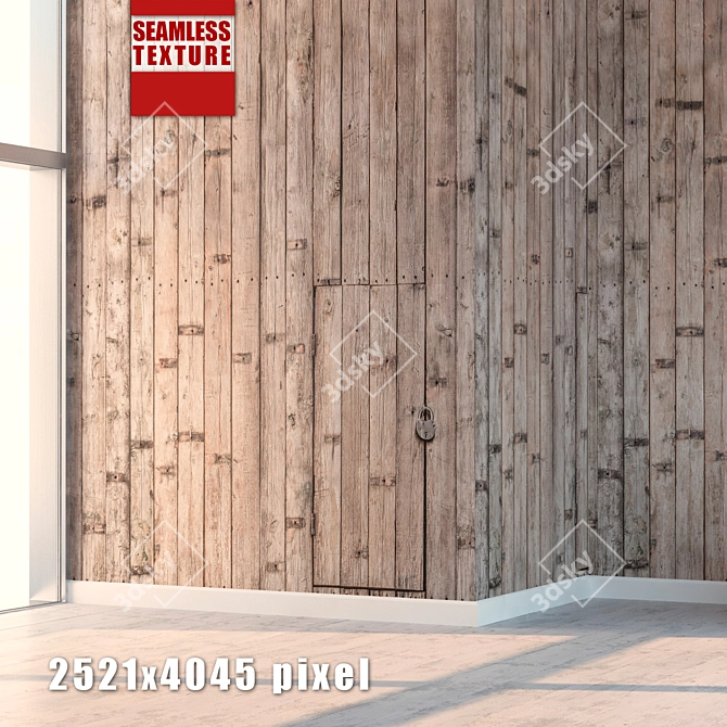 Title: Seamless Wood Texture Kit 3D model image 1