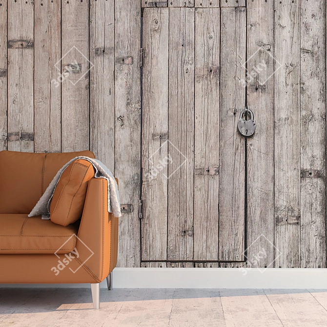 Title: Seamless Wood Texture Kit 3D model image 2