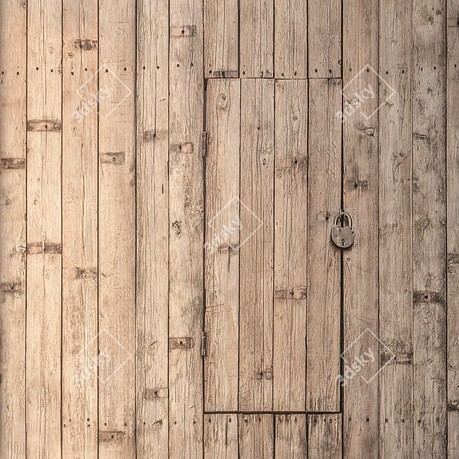 Title: Seamless Wood Texture Kit 3D model image 4