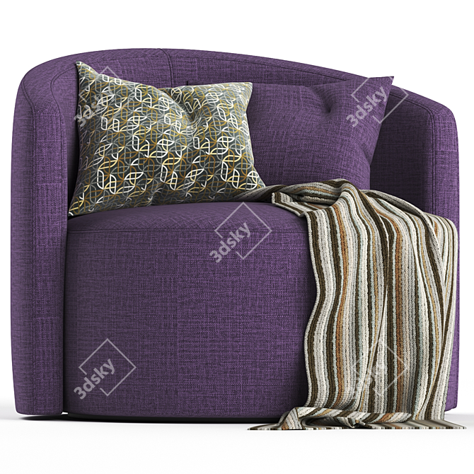 Cosy Retreat Armchair 3D model image 4