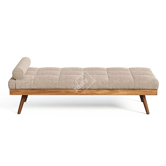Alessa Midcentury Daybed 3D model image 2