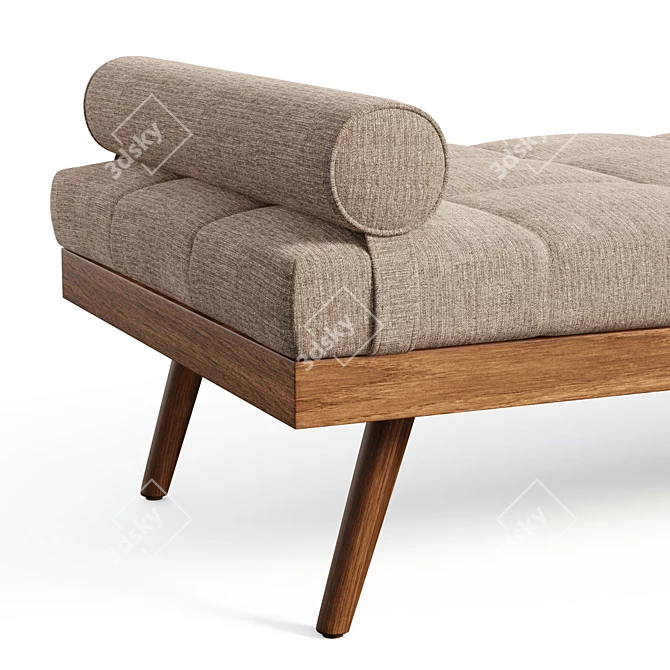 Alessa Midcentury Daybed 3D model image 4
