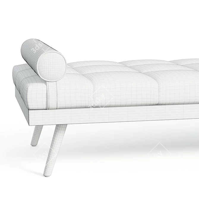 Alessa Midcentury Daybed 3D model image 6