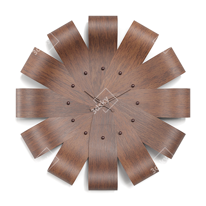 Timeless Elegance: Nomon Ciclo Wall Clock 3D model image 1