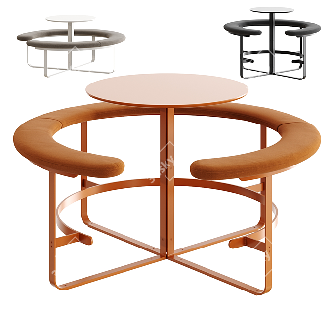 Corona7 Picnic: Ultimate Outdoor Seating 3D model image 4