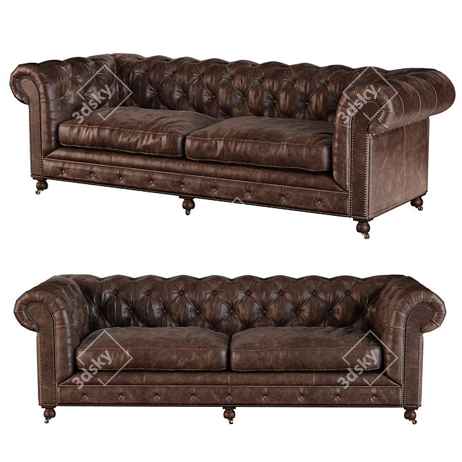 Carnegie Conrad: Modern Luxury Sofa 3D model image 1