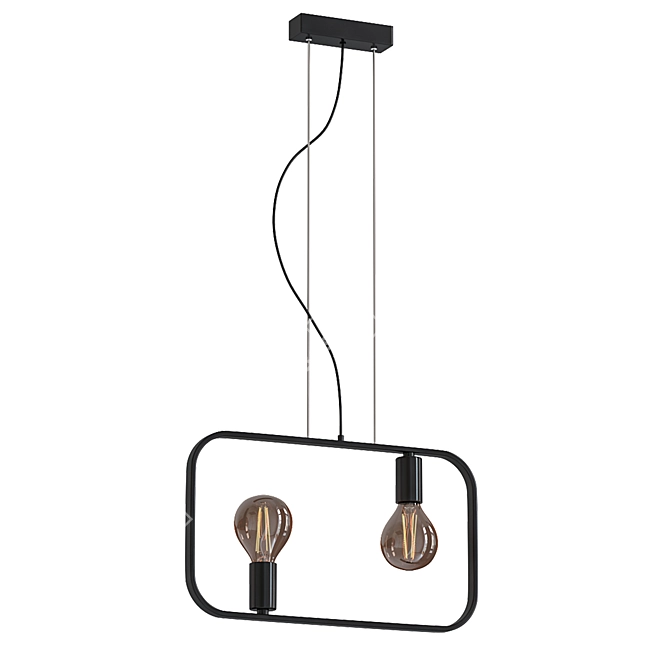 Modern Kros Hanging Lamp 3D model image 1