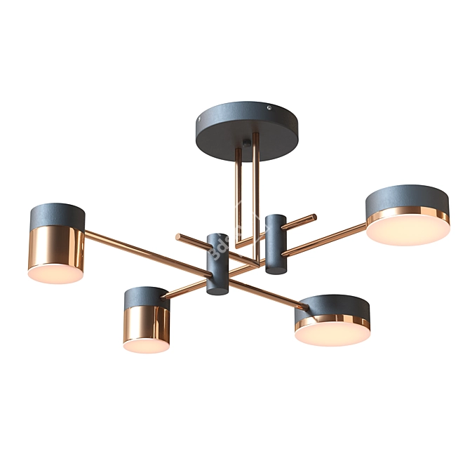 Qinet Pendant Chandelier: Modern Elegance! 3D model image 4