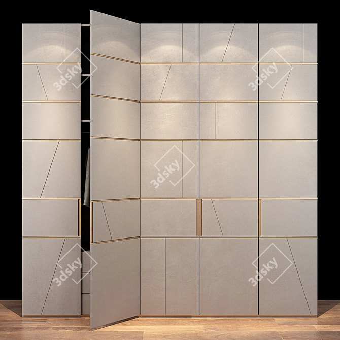 Elegant Terre Wardrobe: 2013 Max 3D model image 1