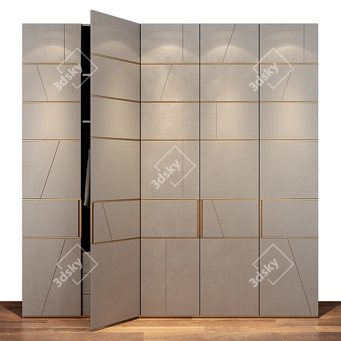 Elegant Terre Wardrobe: 2013 Max 3D model image 4