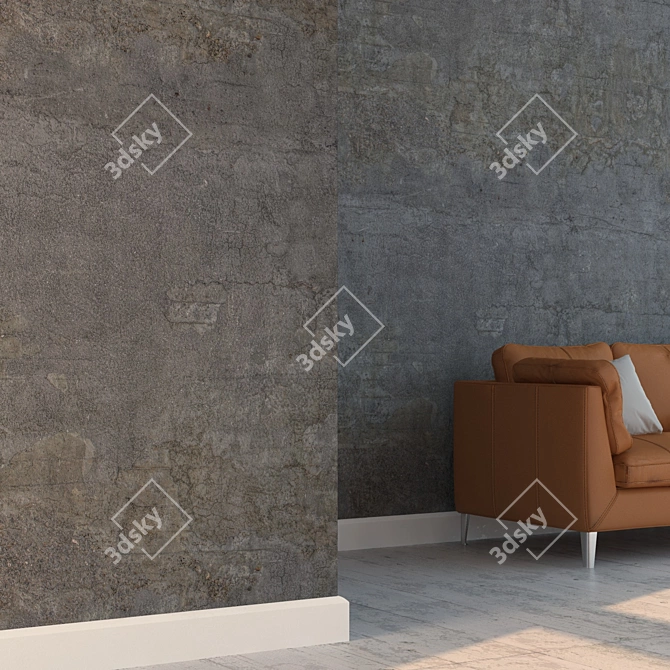 Seamless Concrete Texture 3D model image 3