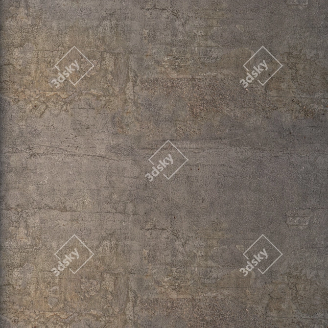 Seamless Concrete Texture 3D model image 4