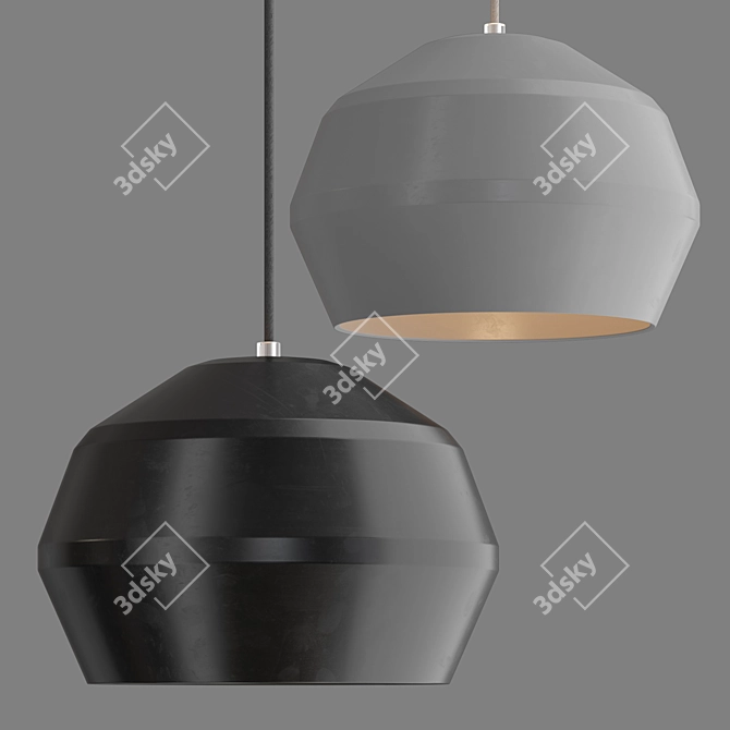 Shadowplay Pendant Light | Unique Hanging Lamp 3D model image 1