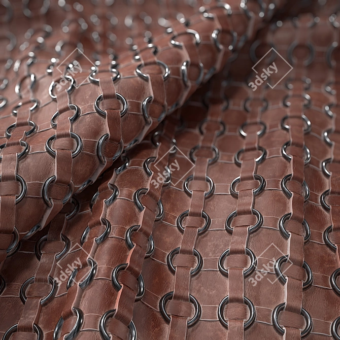 Procedural Leather Armor Material 3D model image 7