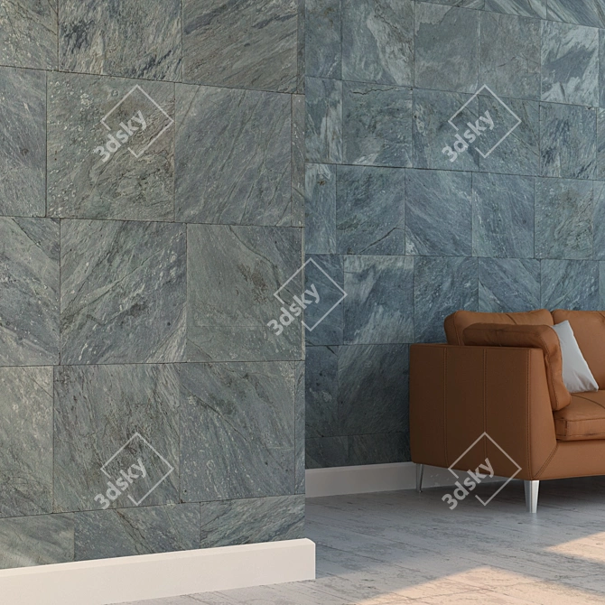 Seamless High-Detail Tile Cover 3D model image 3