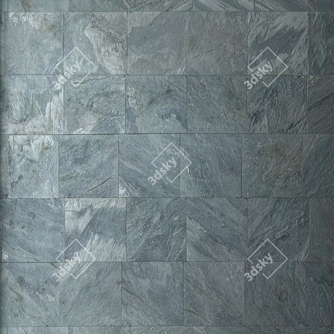 Seamless High-Detail Tile Cover 3D model image 4