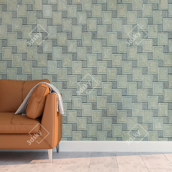 Seamless High Detail Texture Tile 3D model image 2