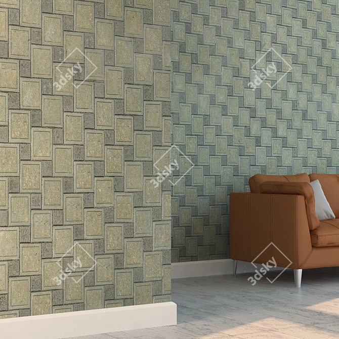 Seamless High Detail Texture Tile 3D model image 3