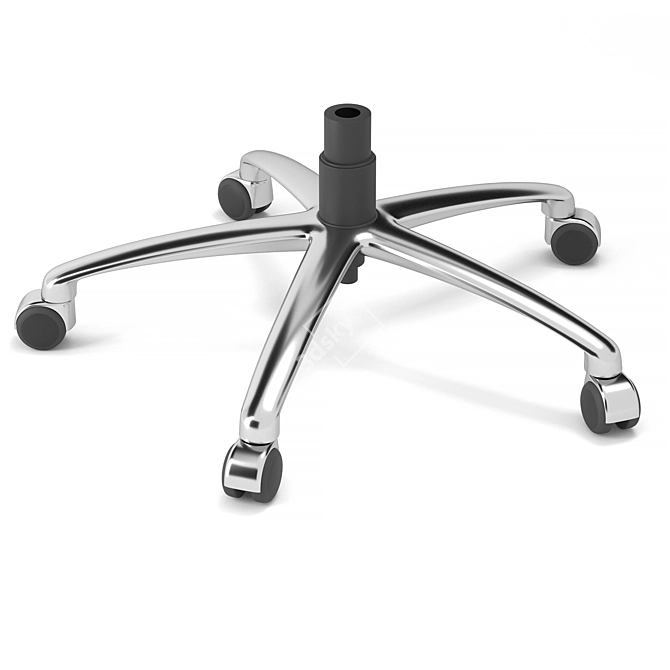 Heavy-duty Office Chair Base 3D model image 3