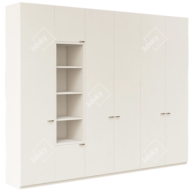 Stylish Modular Office Storage Unit 3D model image 1