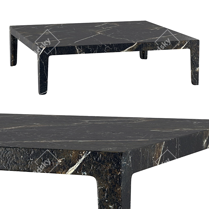 Saint Laurent Rock Coffee Table 3D model image 1