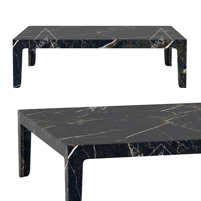 Saint Laurent Rock Coffee Table 3D model image 2