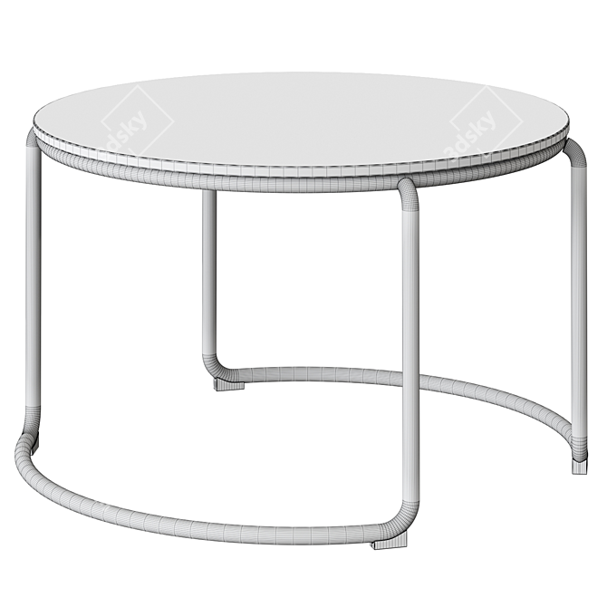 Title: Vank Table's Stylish Vank Ring 3D model image 3