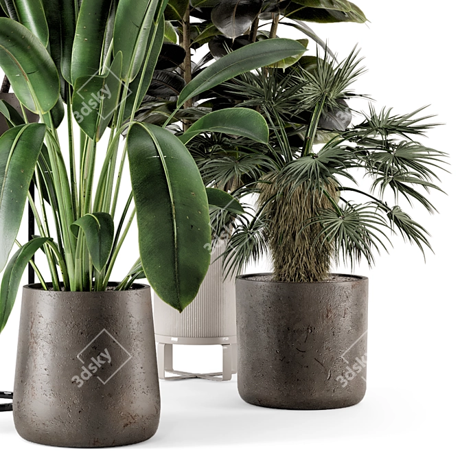 Ferm Living Bau Pot Large - Set 388 3D model image 5