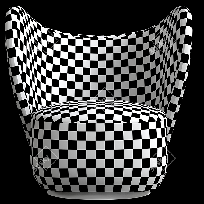 Compact Comfort: Little Big Chair 3D model image 5