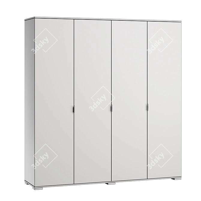 Stella Wardrobes: Elegant and Spacious 3D model image 6