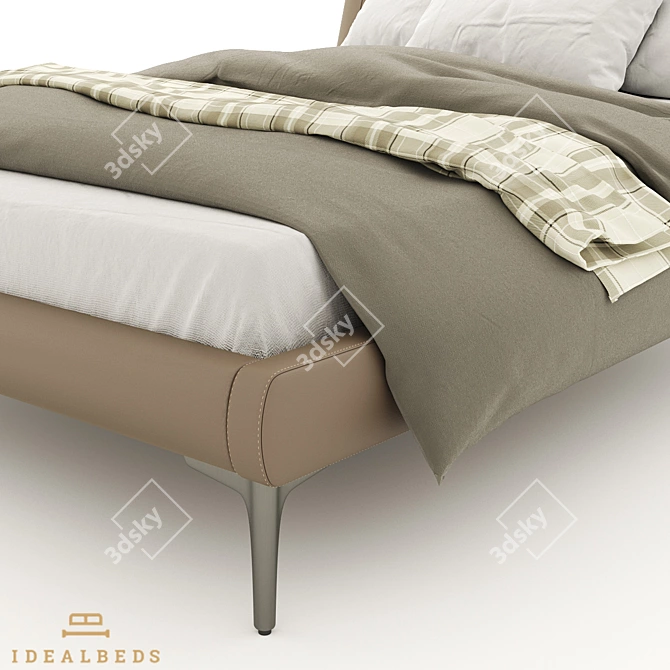 Metropolitan Platform Bed 3D model image 2