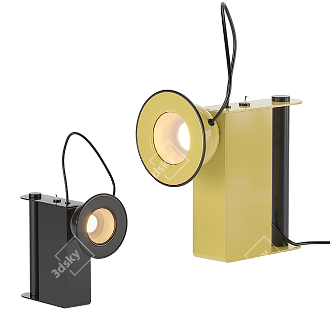 Modern Minimalist Table Lamp 3D model image 9