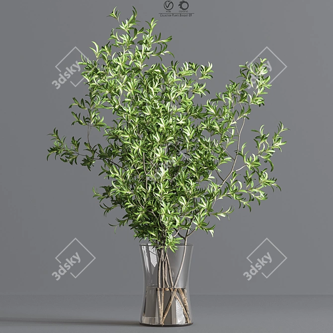 Collaction Plants Bouquet 09: 3D Floral Arrangement in Vray, Corona and Obj Formats 3D model image 5
