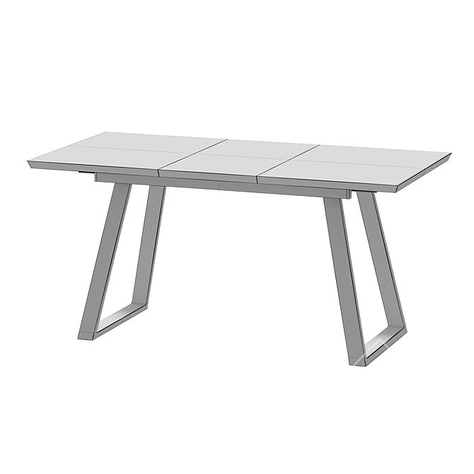 Denver Extendable Table: Versatile and Stylish 3D model image 4