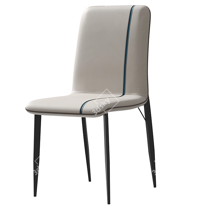 Rene Chair: Stylish and Functional Seating 3D model image 2