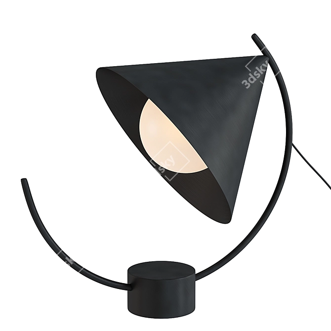 Modern Geometric Lamp 3D model image 1