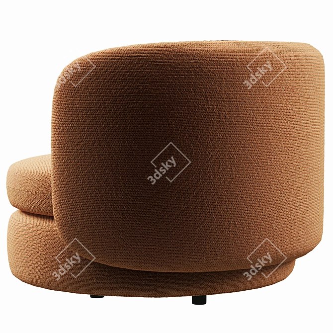 Modern 2017 Group Armchair: Stylish & Comfortable 3D model image 3