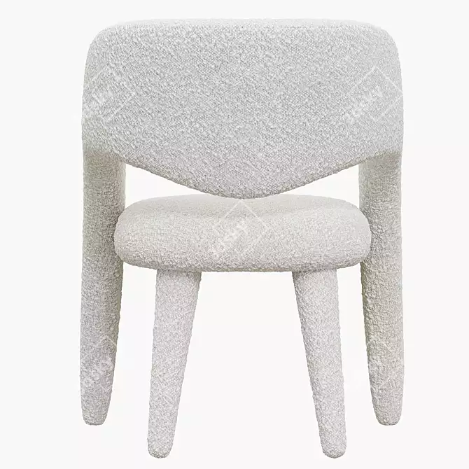 Greenapple Modern Armchair: Handcrafted Elegance 3D model image 5
