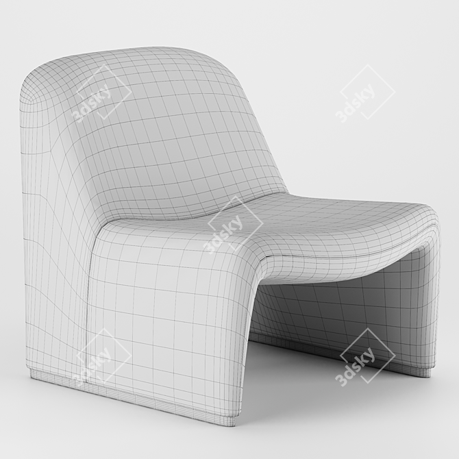 Modern Alky Chair by Piretti 3D model image 4