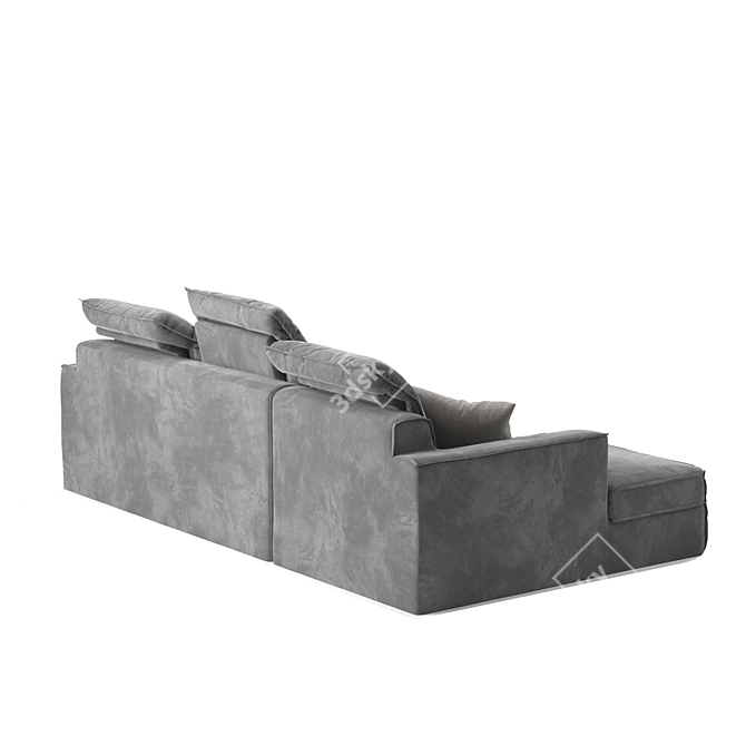 Havana Deluxe Corner Sofa 3D model image 6