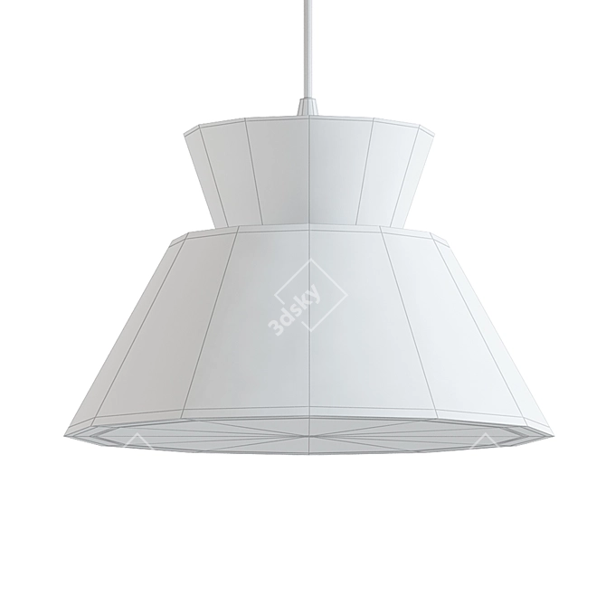 Modern Vancouver 1-Light Pendant 3D model image 2