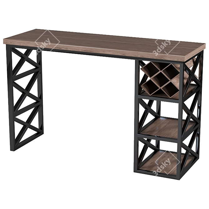 Elevate your space with the Avantgarde Bar Set 3D model image 3