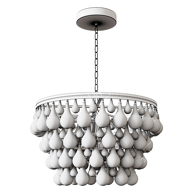 Elegant Bolzano Chandelier 3D model image 2