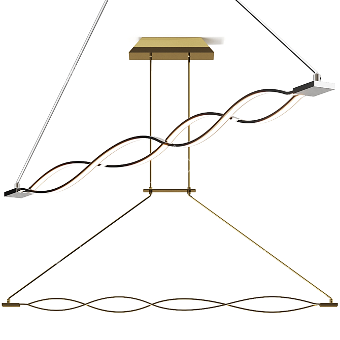 Sahara Pendant Lamp by MANTRA 3D model image 1