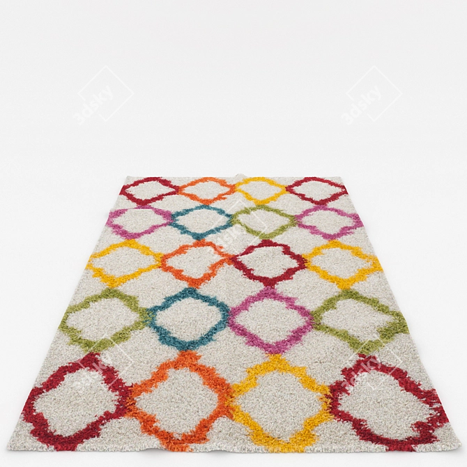 Versatile Set of Rugs for Stunning Renders 3D model image 6