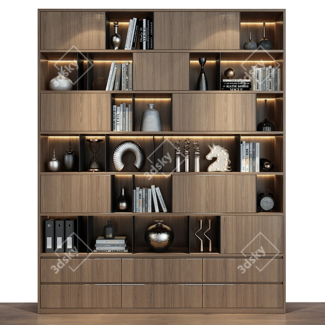 Modern Cabinet Furniture | Adjustable Wardrobe 3D model image 1