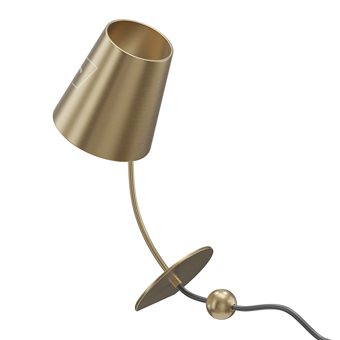 Tango Desk Lamp: Adjustable & Stylish 3D model image 2